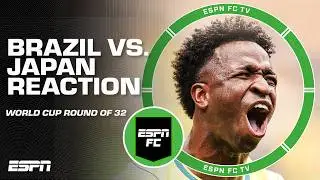 Brazil vs. Japan FULL REACTION 🍿 | How far can Brazil go in the World Cup? | ESPN FC