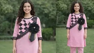 Midnight Bloom on Blush Pink 2026 Classic Pink & Black Charm with beautiful flower 🌷