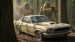 They Found Bumblebee Abandoned in the Woods Autobots Restore Legendary Ford Mustang | ASMR