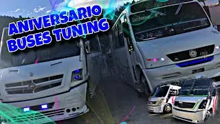 aniversario de buses tuning