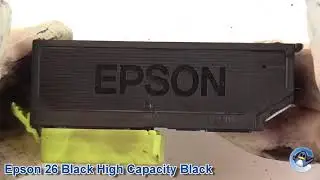 Epson 26 Black Setup vs Standard Capacity & High Capacity Cartridges
