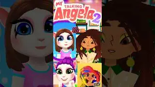 Angela 2 Vs Toca Hair Salon 4|Hair Dresser #makeup #shorts #gaming