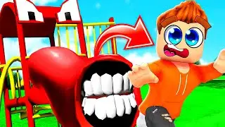 The HORROR SLIDE is eating me up in ROBLOX...😭