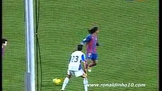 Ronaldinho Barсa   Malaga No Look Pass