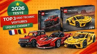 TOP 3 LEGO Technic Voitures Enfant 9&ndash;10 ans 🔥 | Comparatif & Avis &ndash; Lequel Choisir ? (FR/BE)