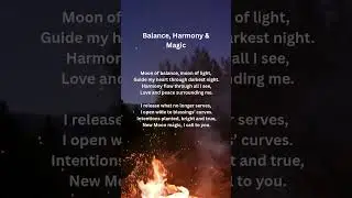 Песнопение &laquo;Новолуние в Весах&raquo; 🌙✨ Баланс, Гармония и Магия