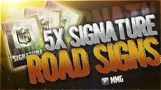 OMG! BEST PULL! 5x Road Sign Signature Packs! Madden Mobile