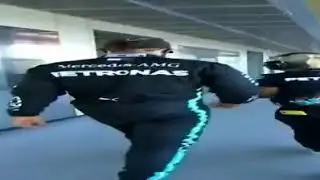 Hamilton on his way to the stewards