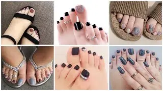 soo much Elegant & trendi cute feets,toes rings & high class nail polish colour