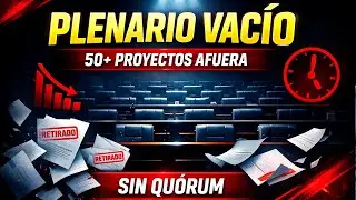 &ldquo;PLENARIO VAC&Iacute;O&rdquo; &mdash; RETIRO DE PROYECTOS EXPLOTA
