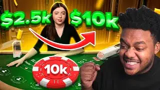 Выиграл 2500 долларов в блэкджеке (40-минутная сессия)