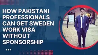 How Pakistani Professionals can get Sweden Work Visa without Sposorship