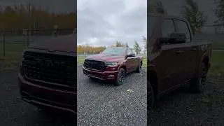 new RAM 1500 LIMITED blackedition в наикрутейшем сочетании бордового цвета с полным антихромом🔝🔝🔝