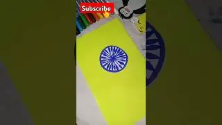 drawing Ashok Chakra perfectly 🇮🇳 #like #shots #diy #youtube