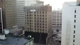 Montague Hotel demolition Houston, Tx