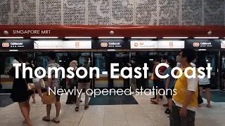 【4K】Opening Virtual Tour | Thomson - East Coast Line TEL2 | Singapore Mrt