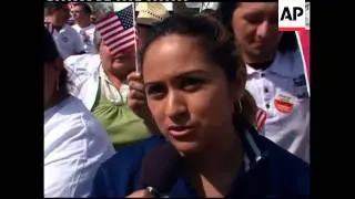 Thousands gather to press Obama for immigration reform
