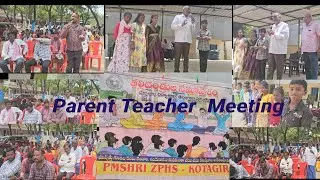 Parent Teacher Meeting  (PTM) @ PM SHRI ZPHS KOTAGIRI, Nizambad /#pmshri #zphs #school #education 