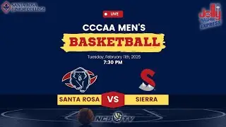 Santa Rosa Junior College vs Sierra College Men's Basketball LIVE 2/11/25