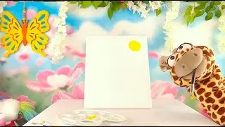 Let's Paint with Giraffe Bear! 🦒🎨 Fun kids art!