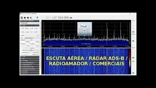 ESCUTA AEREA - RADAR AVIACAO ADS-B - ESCUTAS COMERCIAIS E RADIOAMADOR APRESENTAÇÃO SDR RTL 2832U