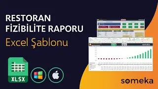 Restoran Fizibilite Raporu | Excel Şablonu | Yeme İ&ccedil;me Sekt&ouml;r&uuml;ne &Ouml;zel Finansal Model