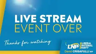 David Crisafulli is LIVE