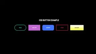 Buttons with Awesome Hover effects using HTML CSS | HTML CSS Tutorial