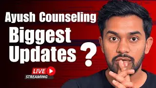 Ayush counseling Biggest updates | Revised cutoff | seat matrix | cutoff etc