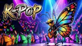 The Ultimate Butterfly K-POP! 🦋 | Poombatta | Top Malayalam Kids Pop Song | 🎸 Kerala Pop 