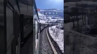 high speed  train 🚆❄️ | Peaceful Snow Mountains & Sunlight Vibes | #travel #shorts