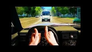 One Day in City Car Driving Traffic 🚦 Real Hands & Steering Wheel