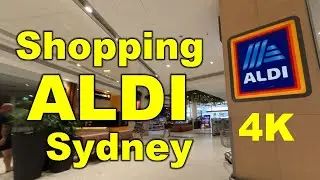 Shopping Aldi, Sydney, Australia - 4K