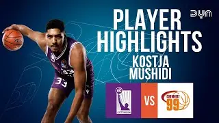Kostja Mushidi FÜR DREI 🥳 (15 points) Highlights vs. NINERS Chemnitz I Dyn Basketball