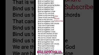 Prayer🙏  to God, Bind us together God Bind Us with Love
