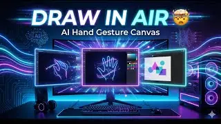 Draw in Air Using AI | AirCanvas Python Project Tutorial