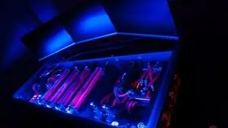 Cross by Red Harbinger - Finished - Liquid cooled computer desk