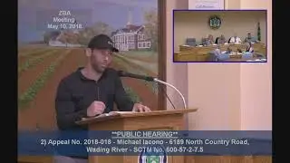 2018&ndash;05&ndash;10 Zoning Board of Appeals