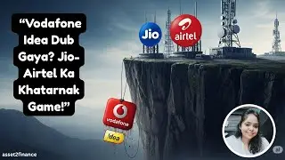 📉 Vodafone Idea stock  Ka Downfall | Jio-Airtel bane Telecom ke King! 👑 #JioVsAirtel #VodafoneIdea