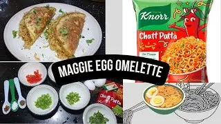 Maggi omelette recipe | noodles omelette | Maggi egg omelette | easy snack recipe | breakfast recipe