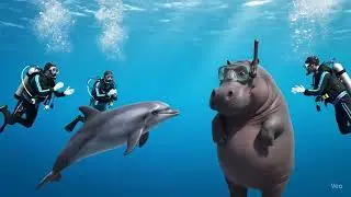 Baby Hippo Beach Trip (part 2)