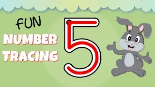 How to Write the Number 5 - Numbers for Kids
