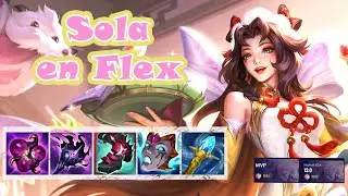 Jugando sola en Flex. MVP & KDA