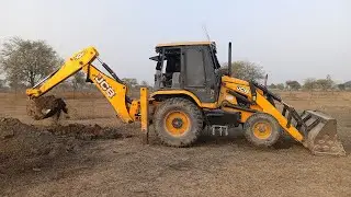 Anil jcb video  लाइव है! JCB 3dx Backhoe machine dwara | निम खोदा जा रहा है