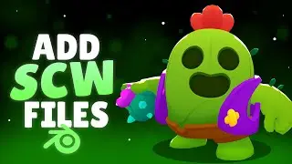 How to import SCW Models to Blender and fix the texture UV (Brawl Stars rendering tutorial)