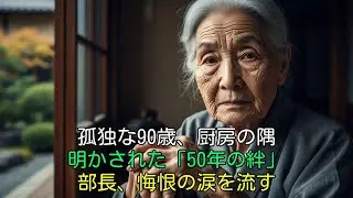 【涙腺崩壊】「90歳のおばあさん」と嘲笑。翌日知った”食堂の彼女”の正体に、部長は悔恨の土下座