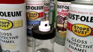 How to avoid clogged spray paint nozzles -Rustoleum
