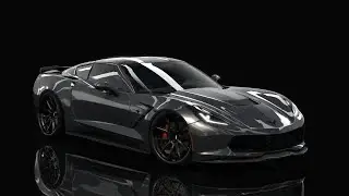 Assetto Corsa 2022 mods | Chevrolet Corvette C7 Stingray  at brands hatch (download on description)