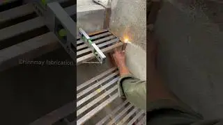 Budget-friendly metal staircase #stairs #stairdesign #fabricationwork   #metal #construction