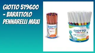 RECENSIONE (2026) : Giotto 519600 - Barattolo Pennarelli Maxi. DETTAGLI